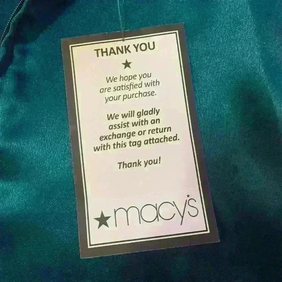 Macy’s Teal Blue/Green Formal Dress - Picture 4 of 6